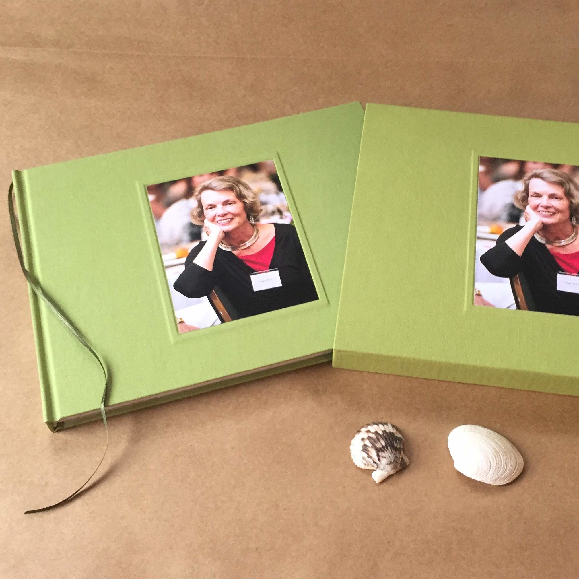 Custom funeral guest book – photo cover tribute to preserve memories and messages from those honoring your loved one.