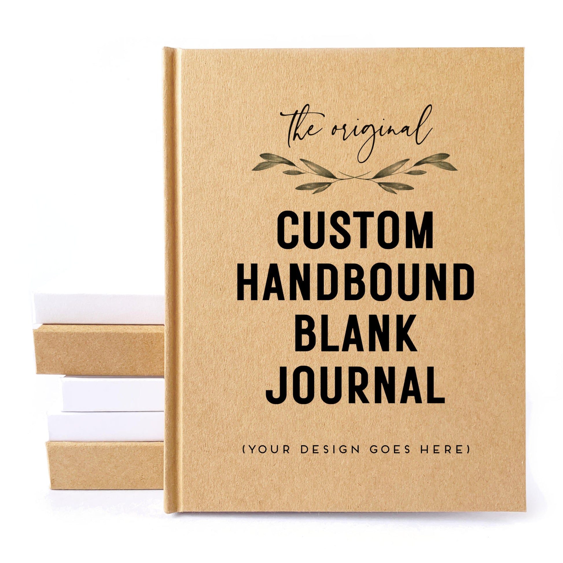 Custom blank journal, handmade and personalized as needed. Hardback cover, custom printed with your artwork.