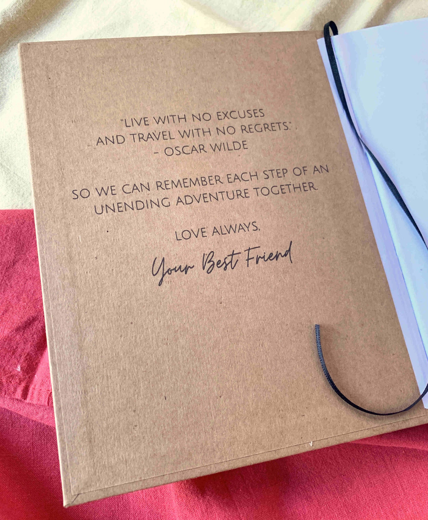 Romantic anniversary gift – custom 'Letters to My Husband' journal for love notes and heartfelt messages.