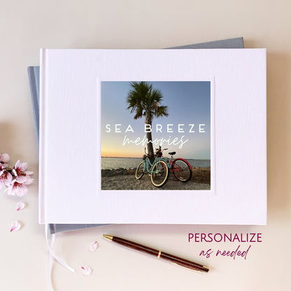 Custom Vacation Rental Guest Book · Your Photo or Logo on the Cover