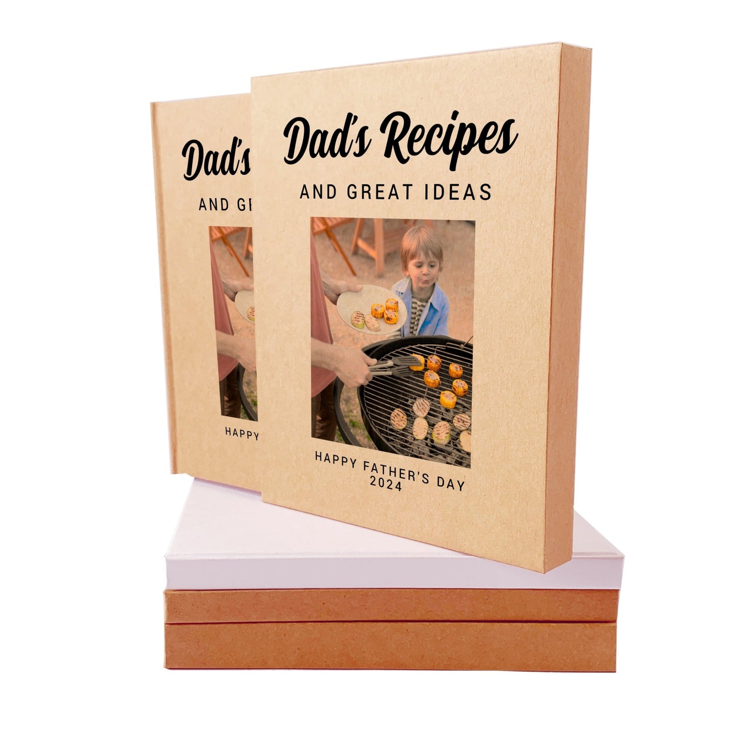 Custom Barbecue & Grill Recipe Book · Father's Day Gift for Chef