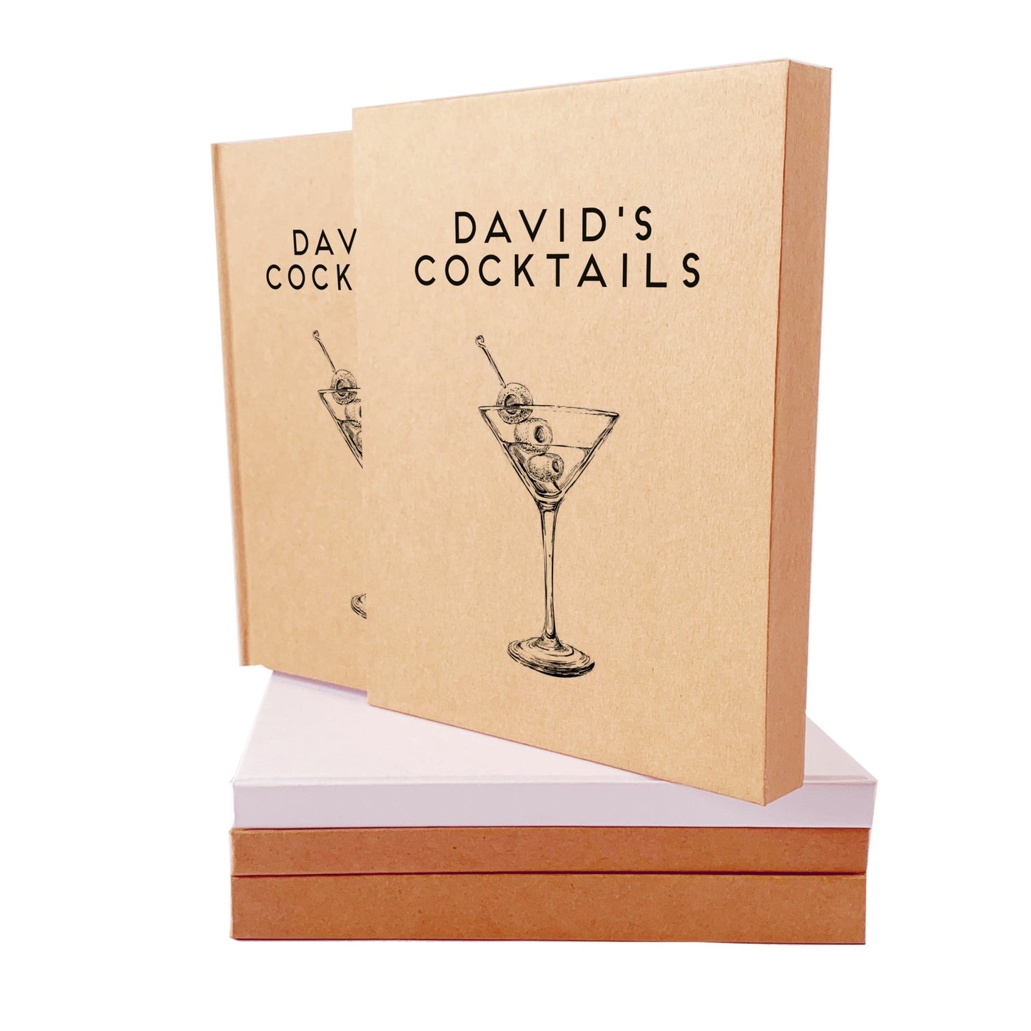 Personalized Cocktail Recipe Book · Bartender & Mixology Gift