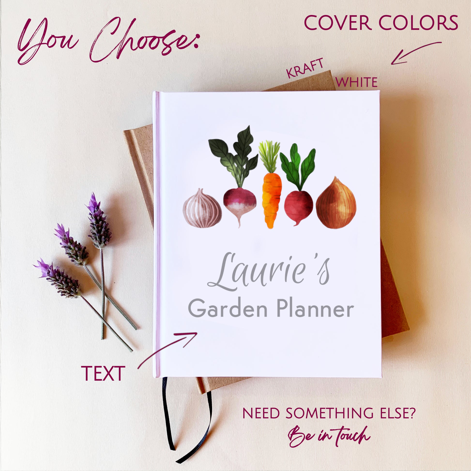 Custom Garden Journal · Thoughtful Gardening Gift for Planning, Layout & Organizing