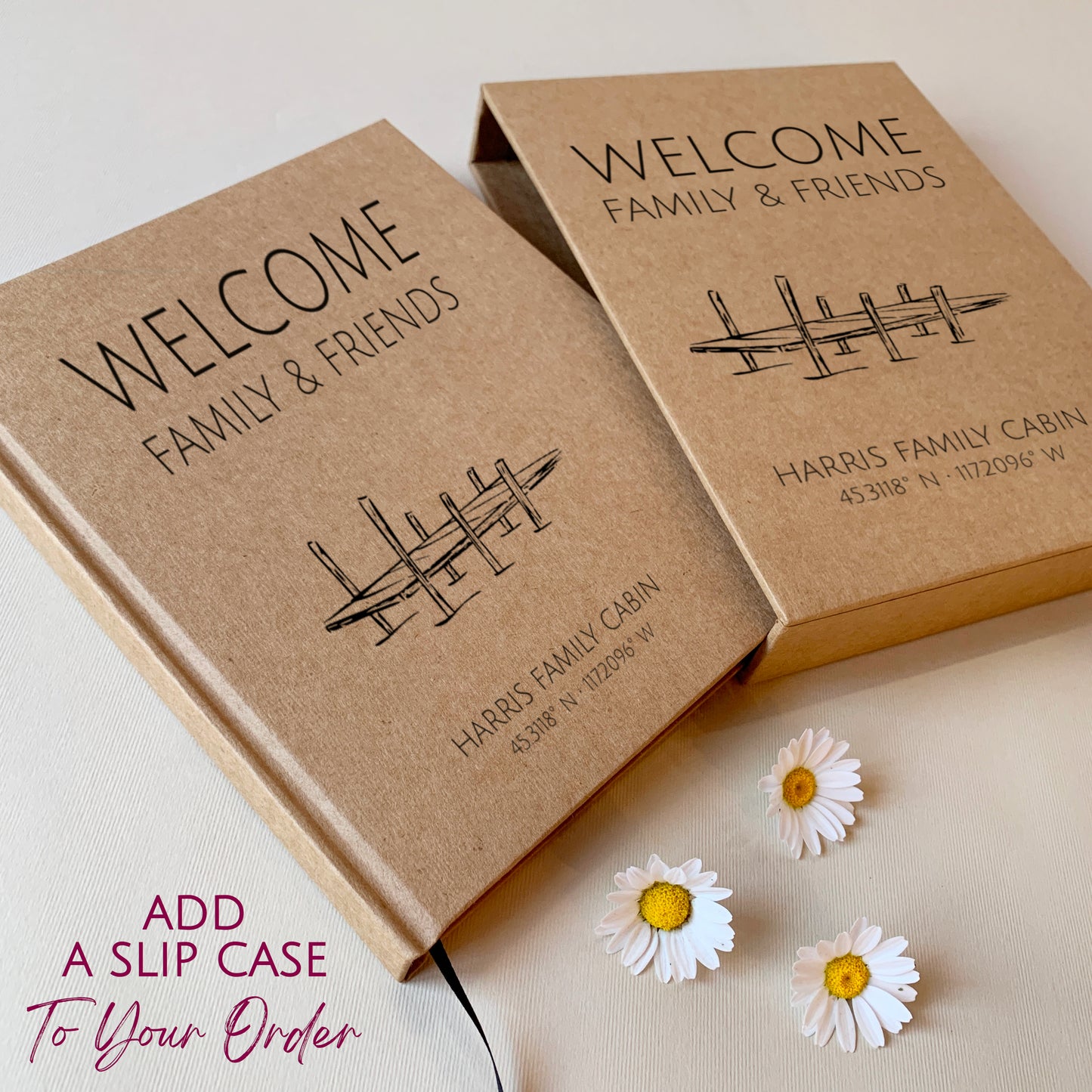 Custom Lake House Guest Book | Gift for New Vacation Home | Airbnb Rental
