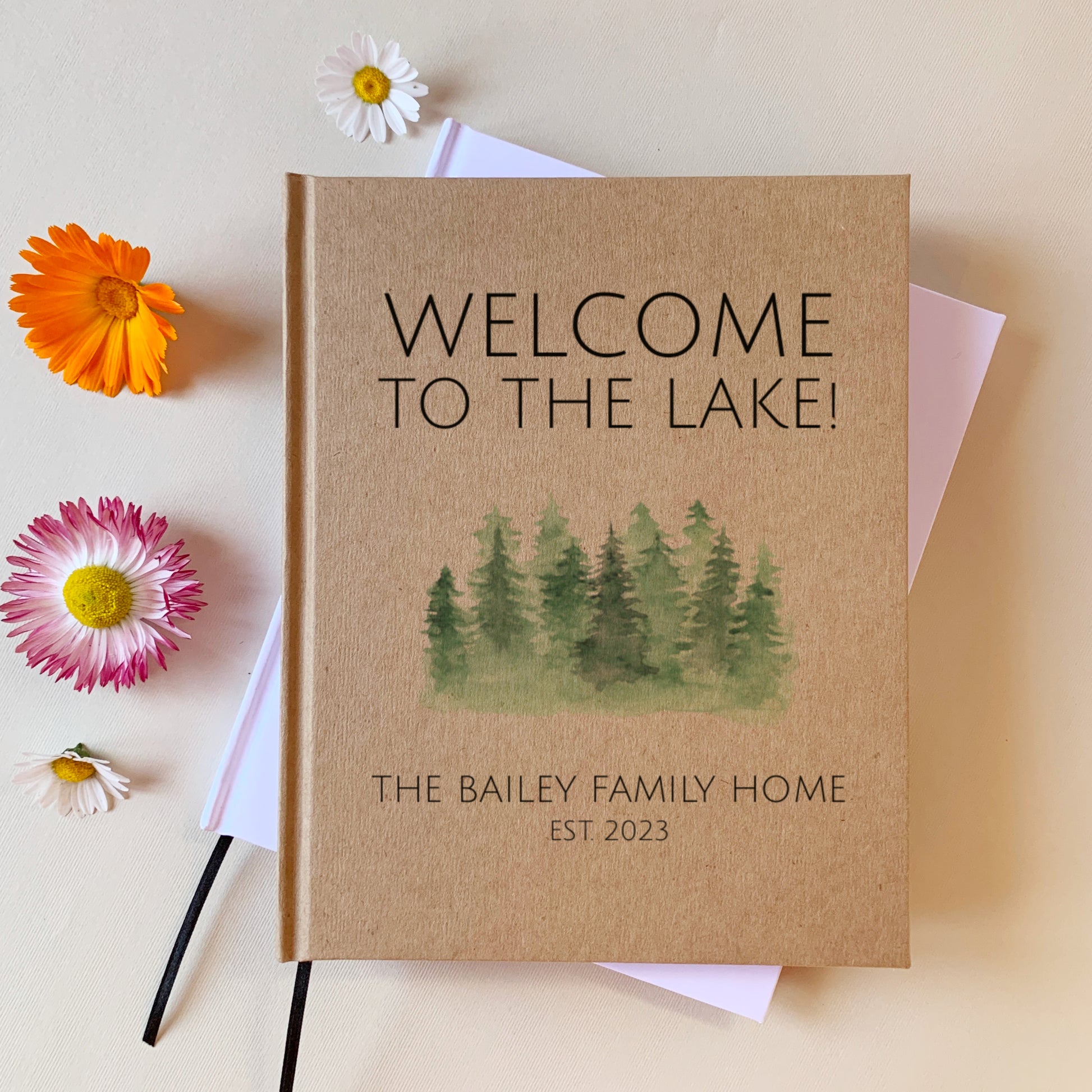 Lake House Bundle - Welcome Book Binder + Guest Book Set + Wifi
