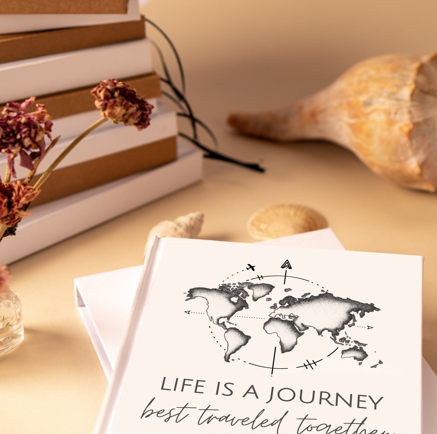 Custom Travel Journal for the Couple · Inspirational Adventure Gift