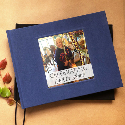 Custom Celebration of Life Guest Book · Personalize as Needed