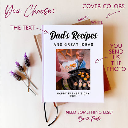 Custom Barbecue & Grill Recipe Book · Father's Day Gift for Chef