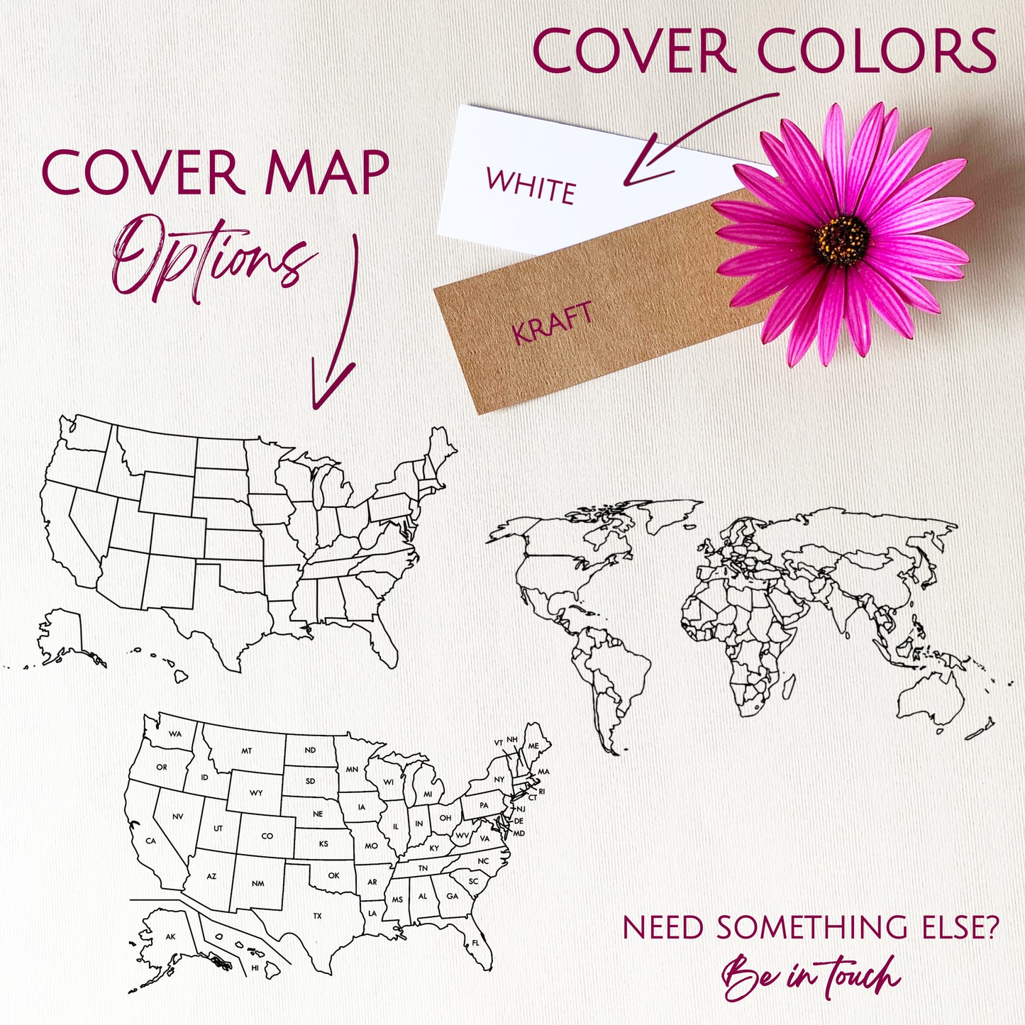 Custom USA Map Travel Journal · Color in the places you visit! - Transient Books